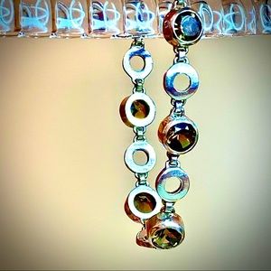 #002 Smoky Quartz 925 Sterling Silver Bracelet